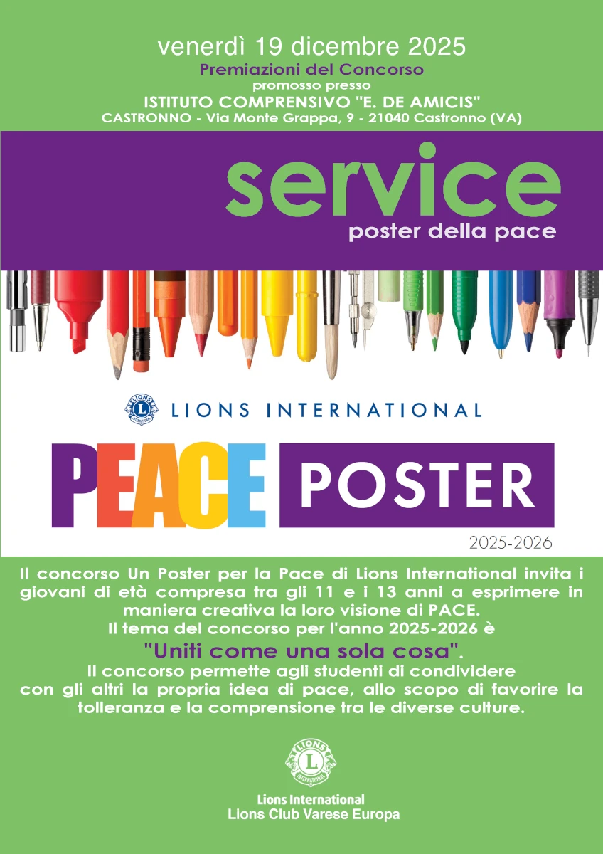 volantino evento Lions Varese Europa